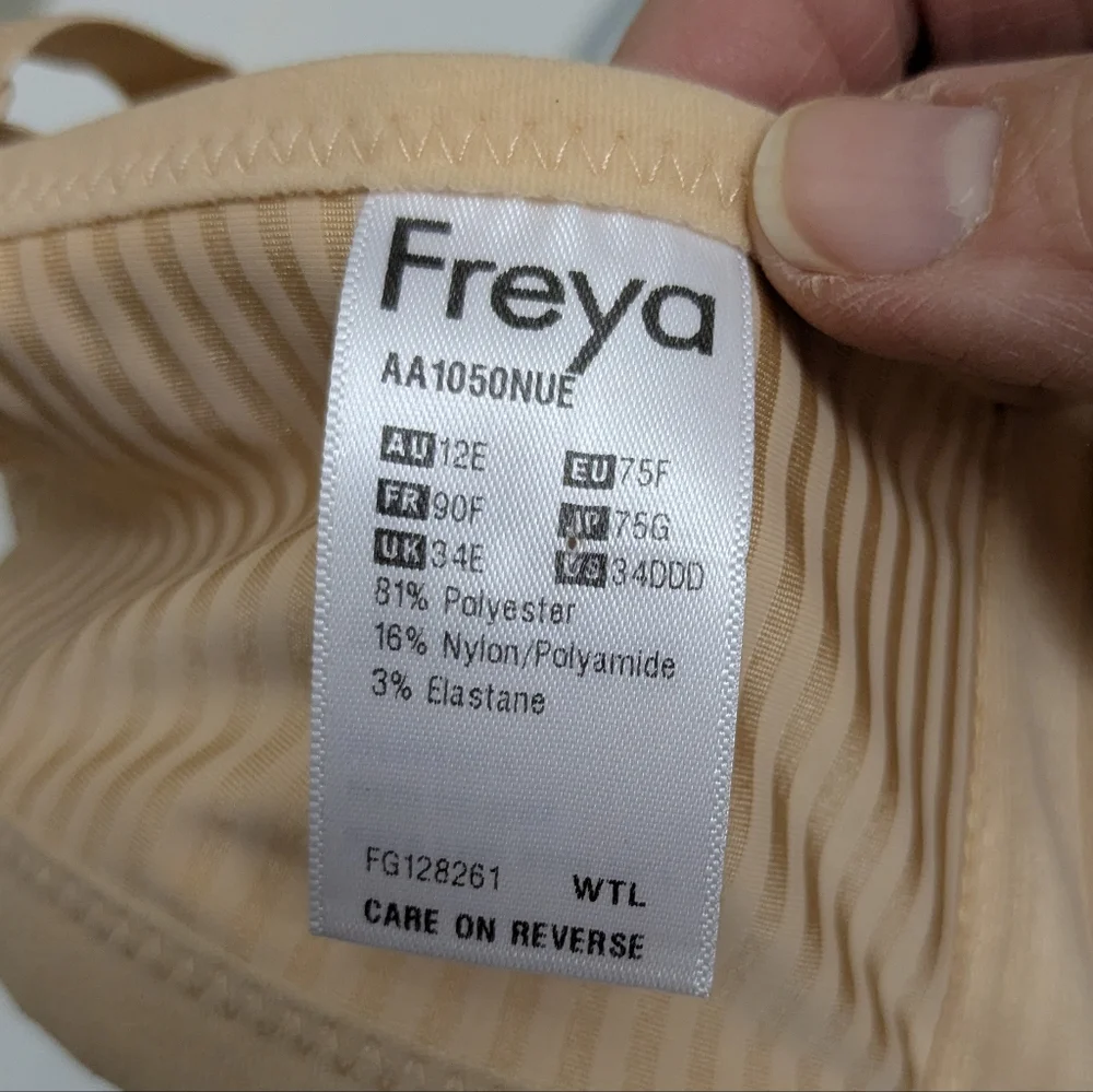 FREYA Idol Balcony Nude Bra, Sz 34DDD, NWOT!!!! - Picture 5 of 5